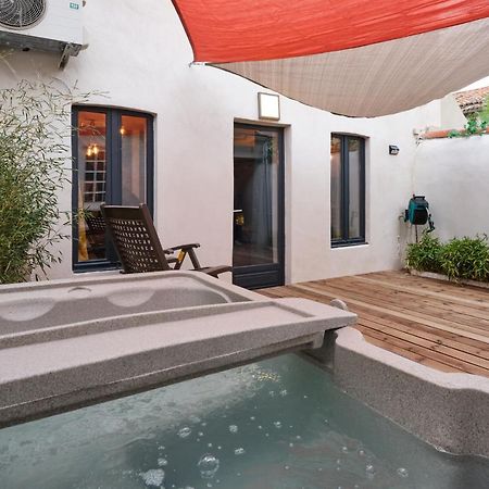 Melina - jacuzzi - maison avec cour climatisée proche cité médiéval Carcasona Exterior foto